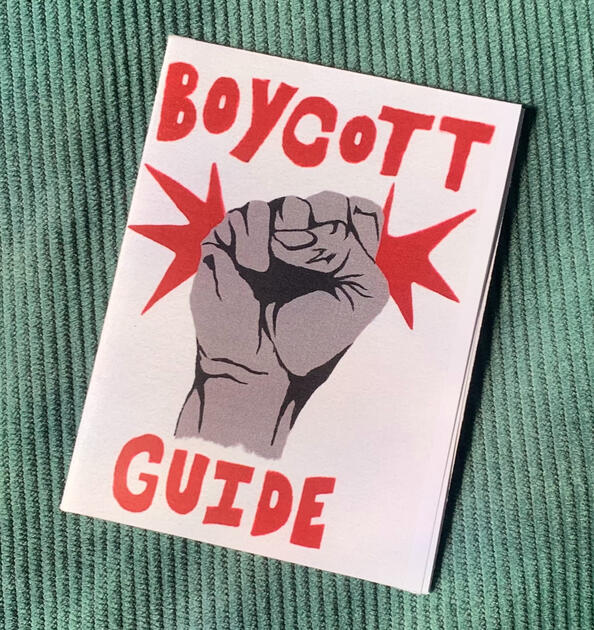 Boycott Guide, Mini zine, 2024 (click image to download)