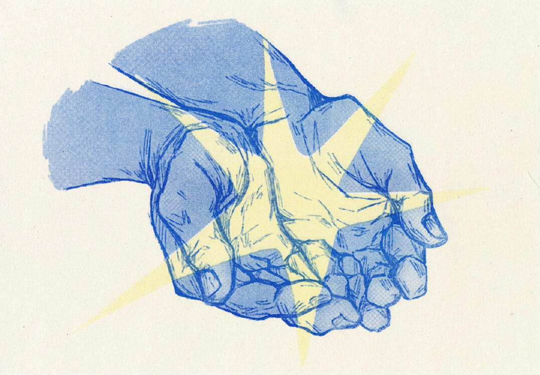 &quot;Give&quot; 2024, A4 Risograph